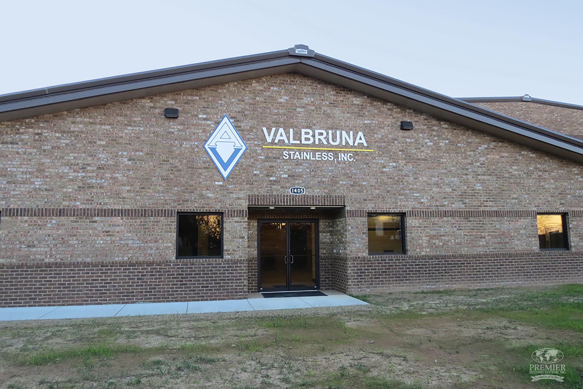Valbruna Stainless industrial steel building