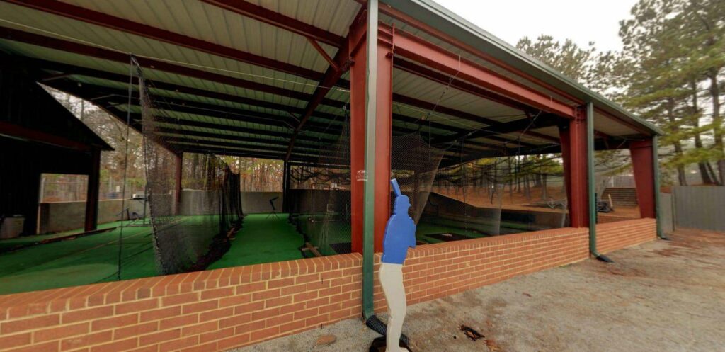 High School Batting Cage - Steel Building