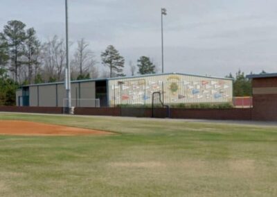 High School Batting Cage - Steel Building