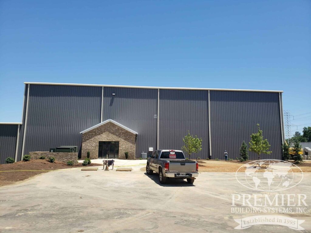 Large metal building suitable for church or warehouse